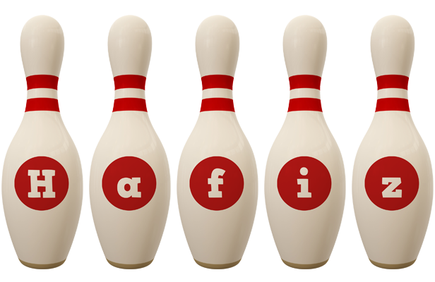 Hafiz bowling-pin logo