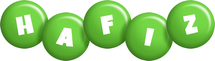Hafiz candy-green logo