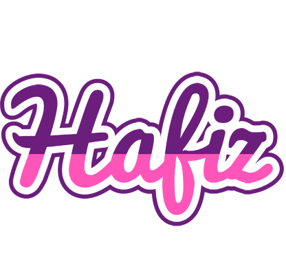 Hafiz cheerful logo