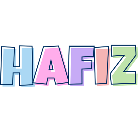 Hafiz pastel logo