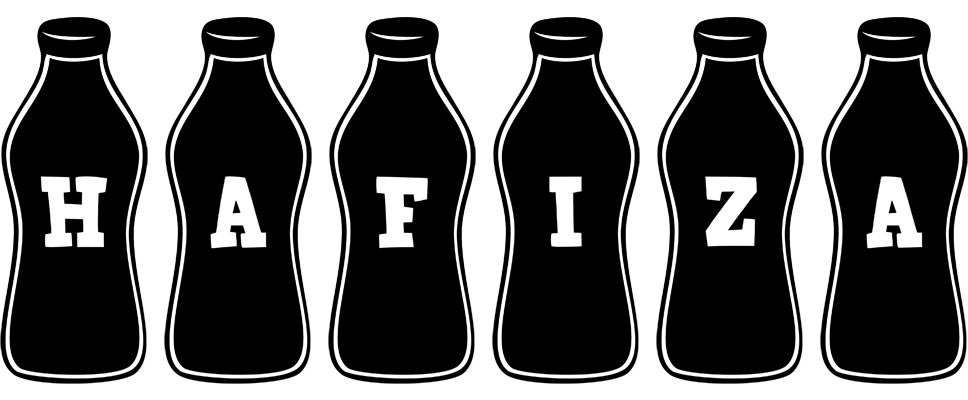 Hafiza bottle logo