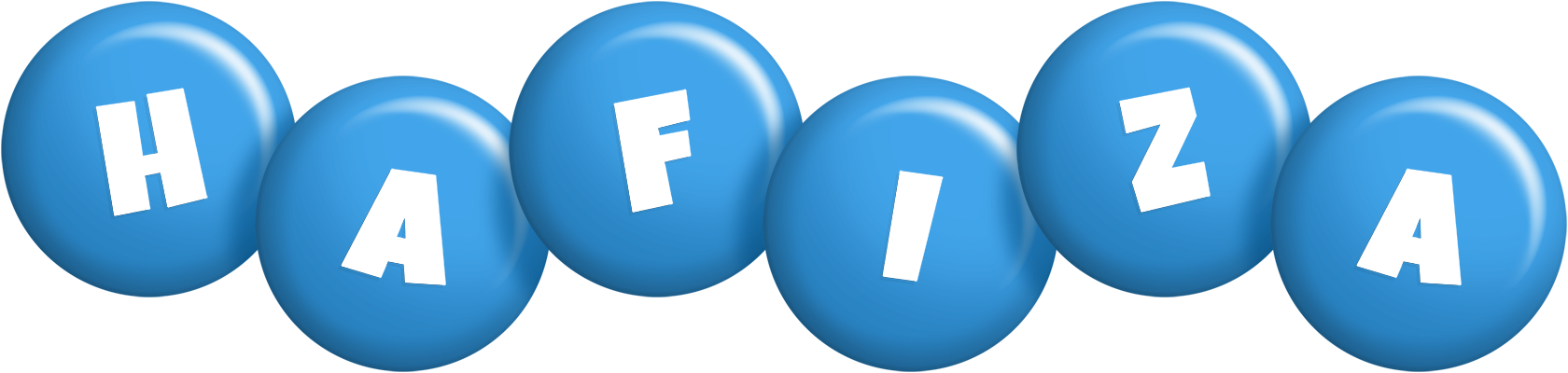 Hafiza candy-blue logo