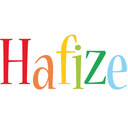 Hafize birthday logo