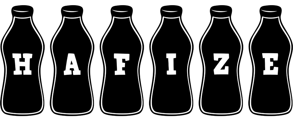 Hafize bottle logo