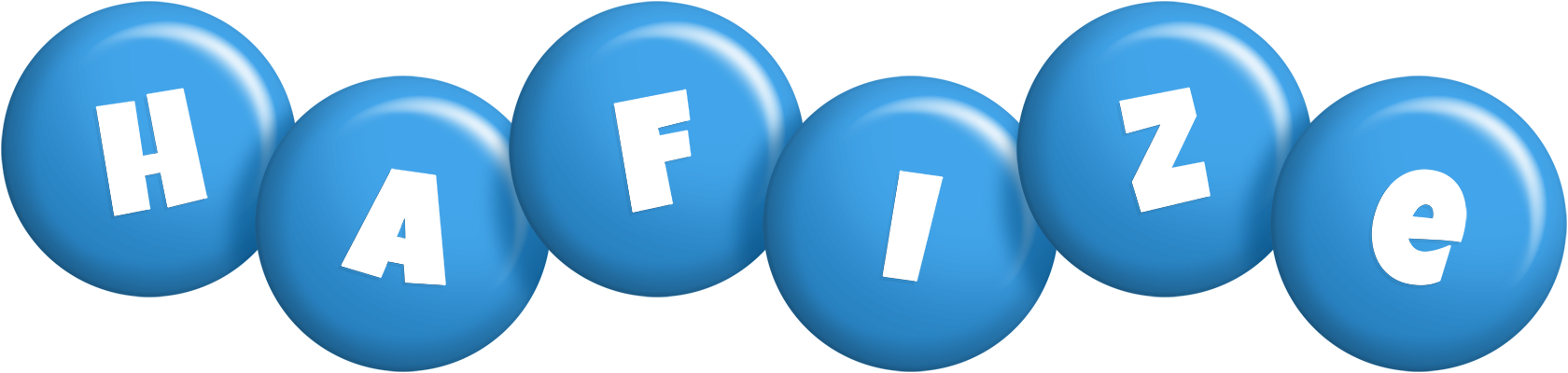 Hafize candy-blue logo