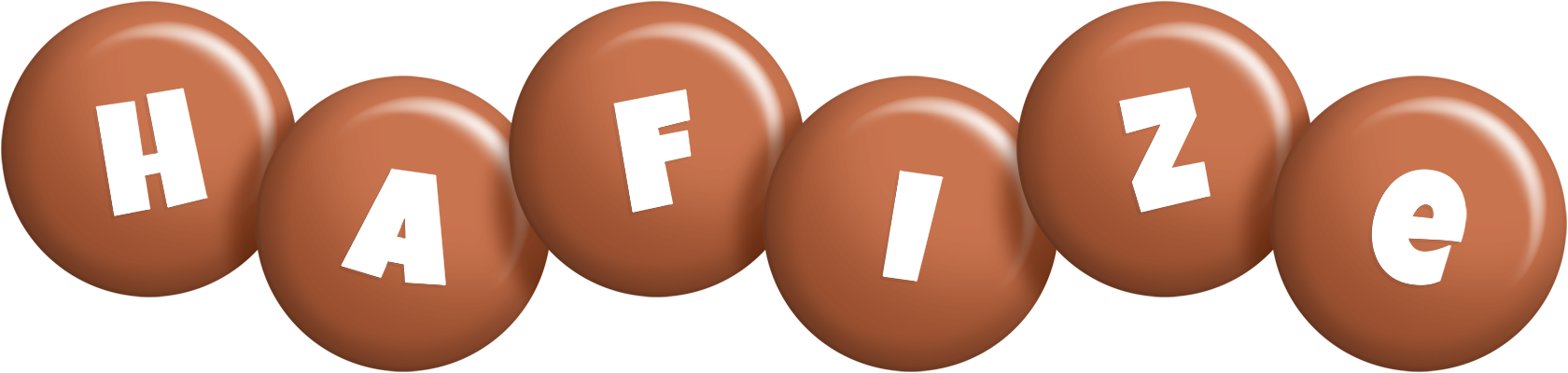 Hafize candy-brown logo
