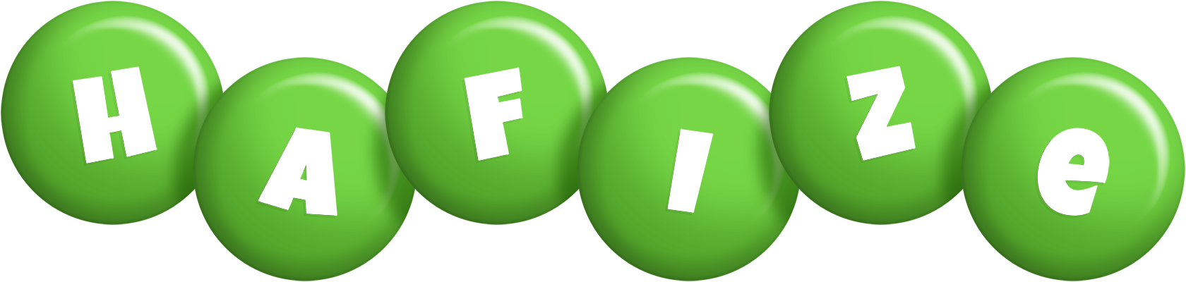 Hafize candy-green logo