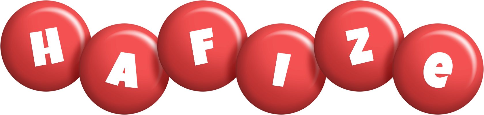 Hafize candy-red logo