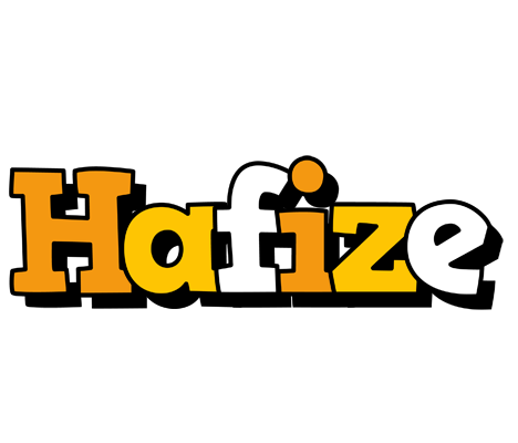 Hafize cartoon logo