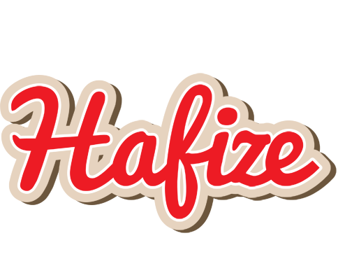 Hafize chocolate logo