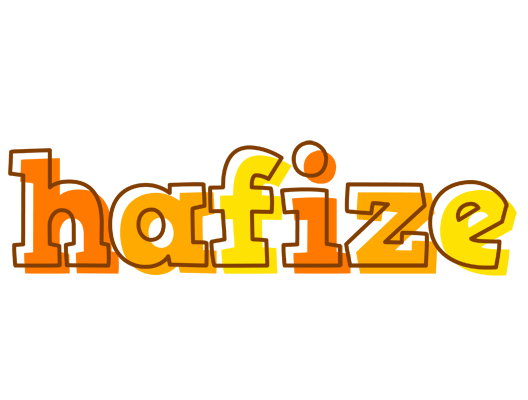 Hafize desert logo