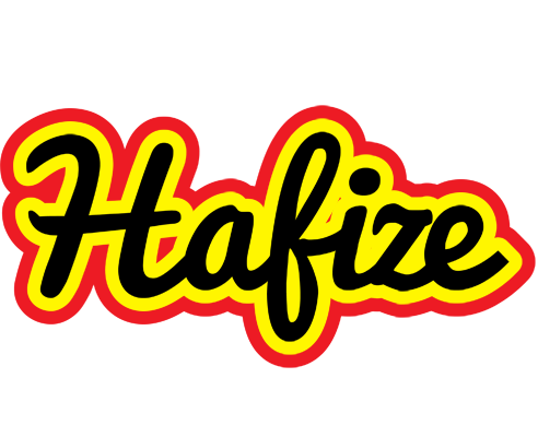 Hafize flaming logo