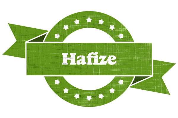 Hafize natural logo