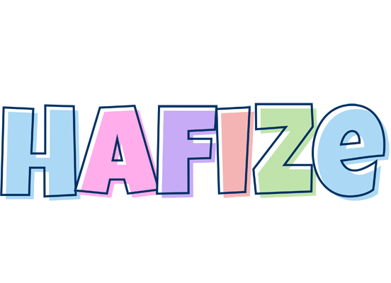 Hafize pastel logo