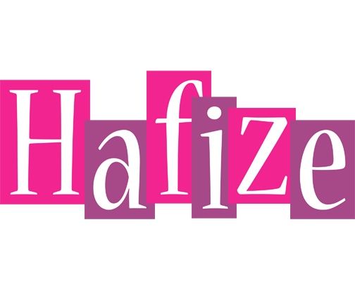 Hafize whine logo