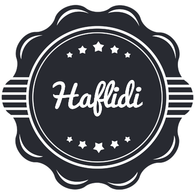 Haflidi badge logo