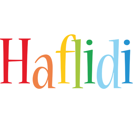 Haflidi birthday logo