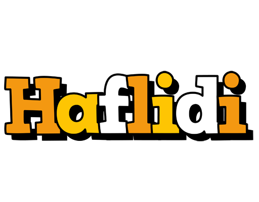 Haflidi cartoon logo