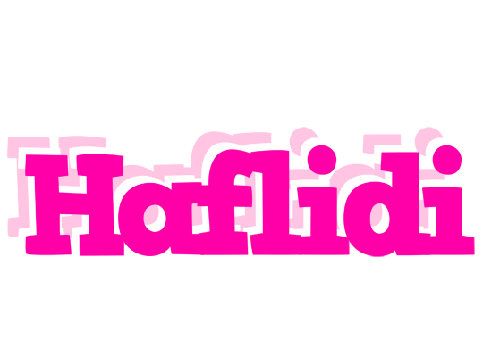 Haflidi dancing logo