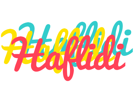 Haflidi disco logo