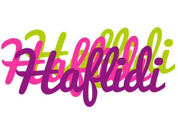 Haflidi flowers logo
