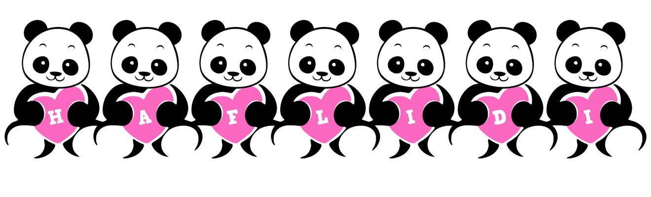 Haflidi love-panda logo
