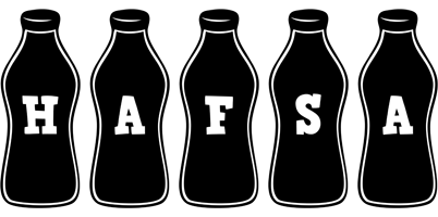 Hafsa bottle logo