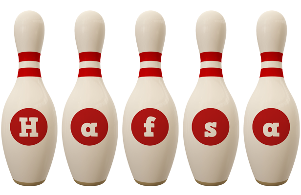 Hafsa bowling-pin logo