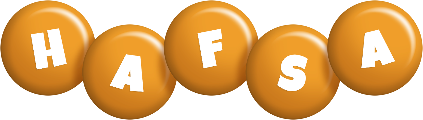 Hafsa candy-orange logo