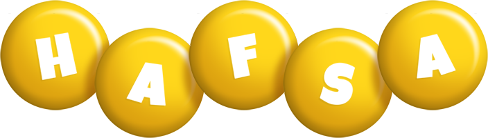 Hafsa candy-yellow logo