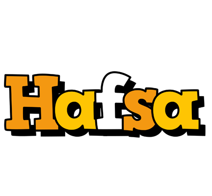 Hafsa cartoon logo