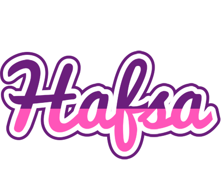 Hafsa cheerful logo
