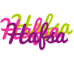 Hafsa flowers logo