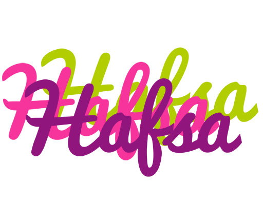 Hafsa flowers logo