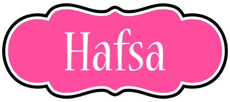 Hafsa invitation logo