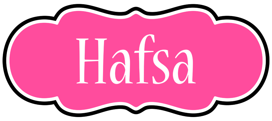 Hafsa invitation logo