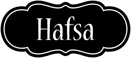 Hafsa welcome logo