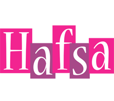 Hafsa whine logo
