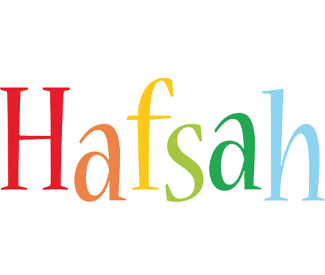 Hafsah birthday logo