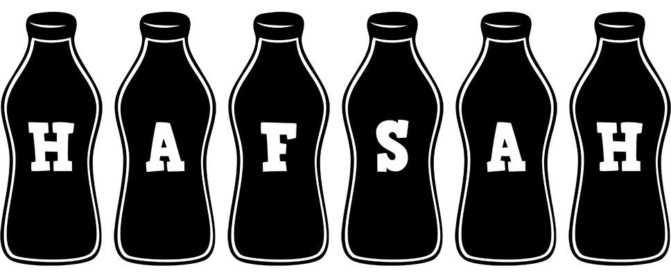 Hafsah bottle logo