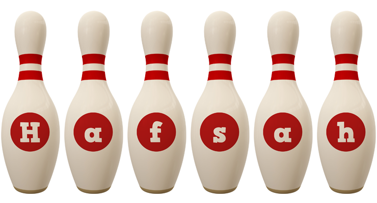 Hafsah bowling-pin logo