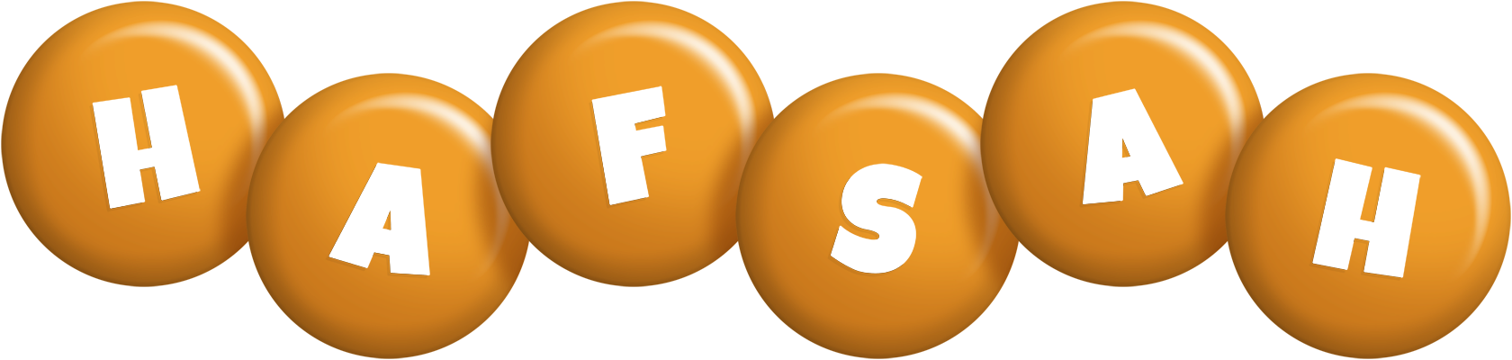 Hafsah candy-orange logo