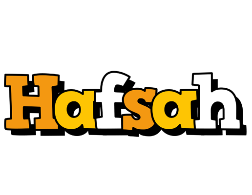 Hafsah cartoon logo
