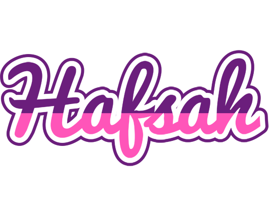Hafsah cheerful logo