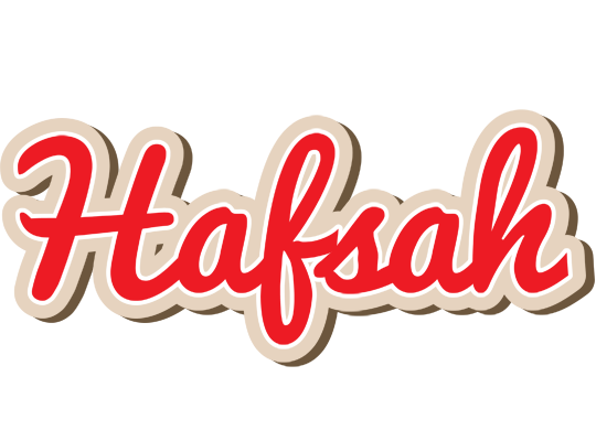 Hafsah chocolate logo