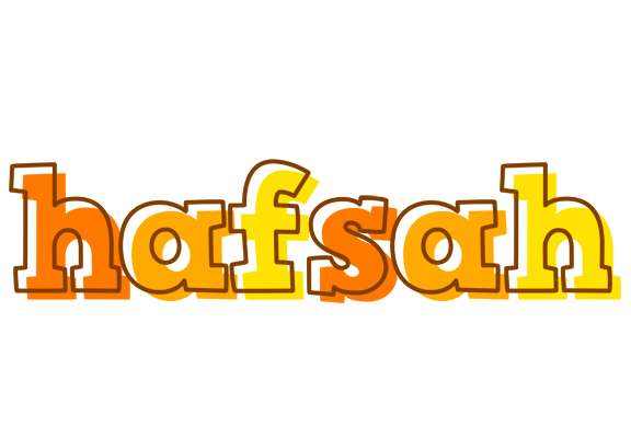 Hafsah desert logo
