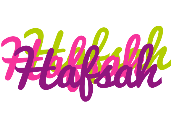 Hafsah flowers logo
