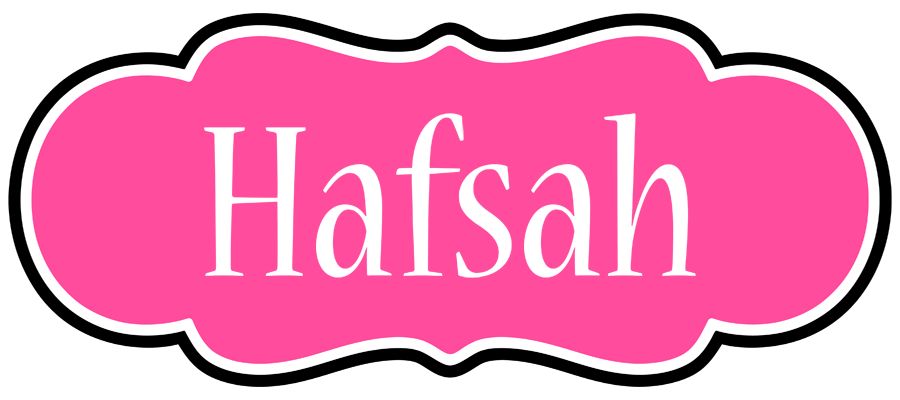 Hafsah invitation logo