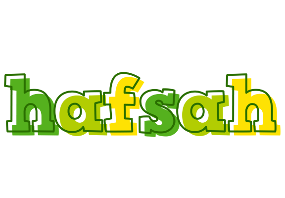 Hafsah juice logo