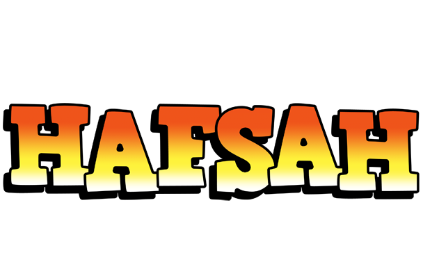 Hafsah sunset logo